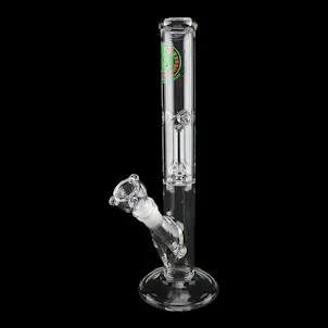 Photo of 12.5" Single Showerhead Perc Straight Tube Water Pipe - Made in California