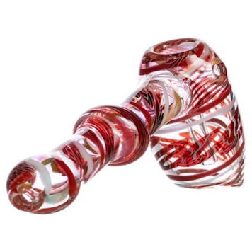 Photo of "Pink Fumed Hammer Style" Bubbler