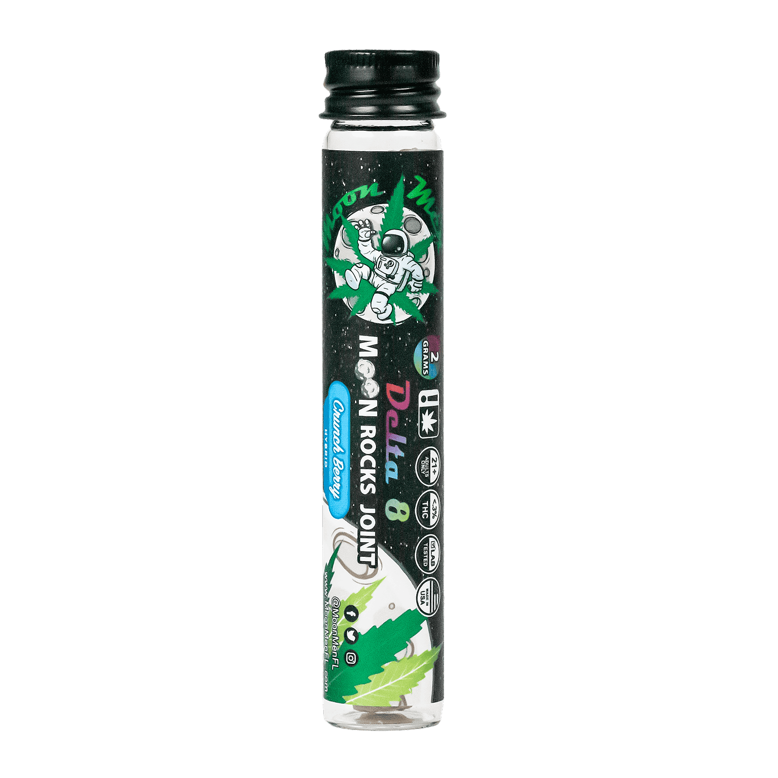 Moon Men: Delta 8 Moon Rock Joint Crunch Berry (2g) | Leafly