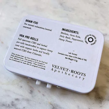 Photo of 5 Pack CBD and Herbal Pre Rolls - Brain Fog