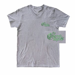 Photo of CALIFORNIA WAVE EMBROIDERED, UNISEX V NECK TEE