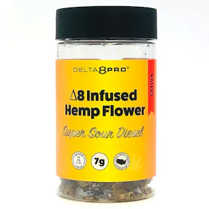 Photo of Delta-8 THC Infused Hemp Flower 7g - Super Sour Diesel