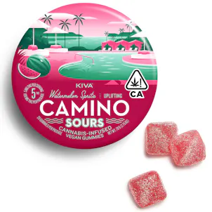 Photo of 5mg Camino Sours 'Uplifting' Watermelon Spritz Gummies 100mg THC total