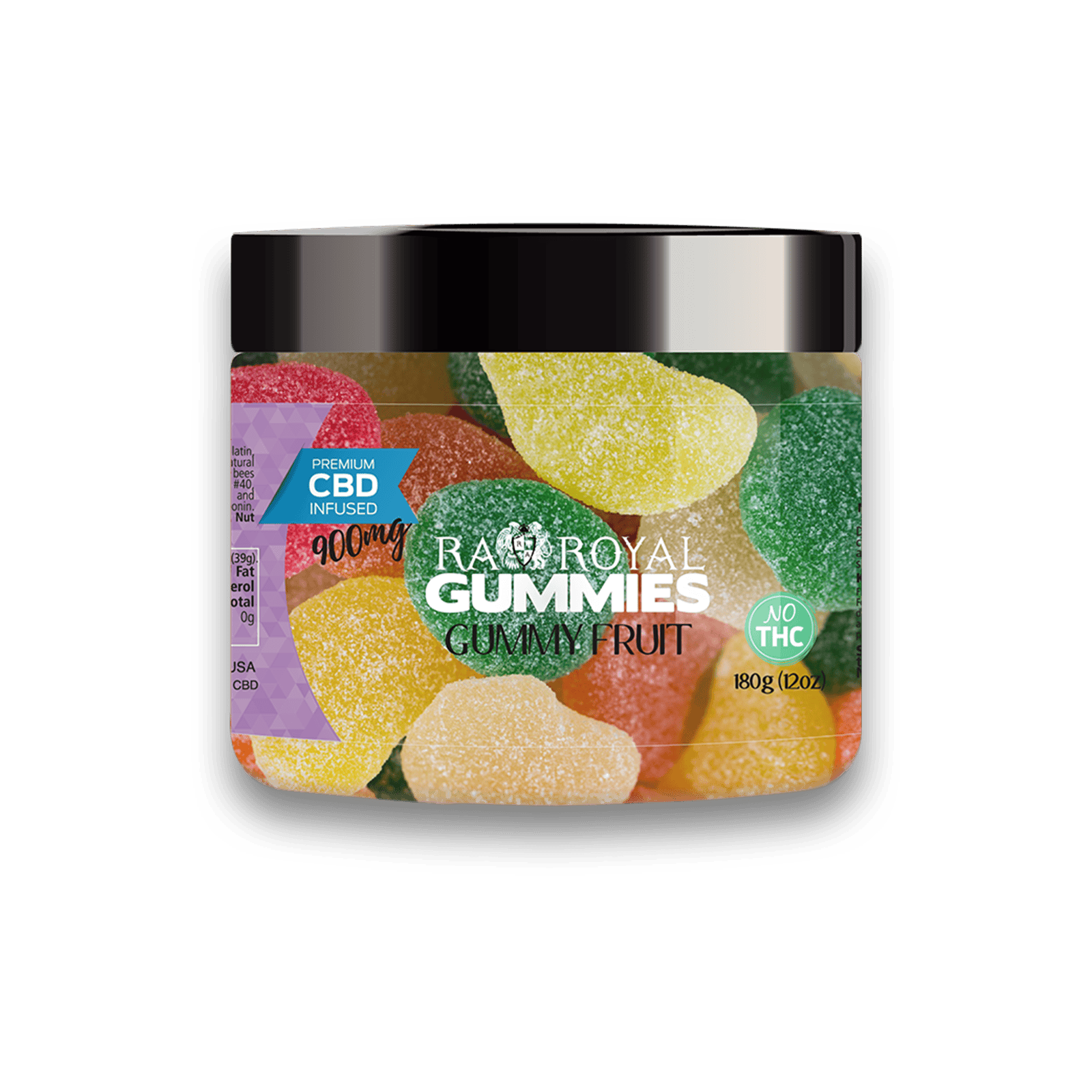 RA Royal R.A. Royal Gummies CBD Gummy Fruit Jar (900 MG) Leafly