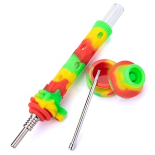 Photo of Glass Nectar Collector With Silicone Cover