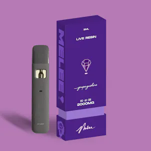 Photo of 2 Gram Live Resin Disposable Vape: Grape Gushers (HHC, CBN, D9)