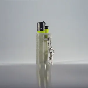 Photo of Terrapin "Cloudy Blue" Lighter Case +Keychain, *Customizable