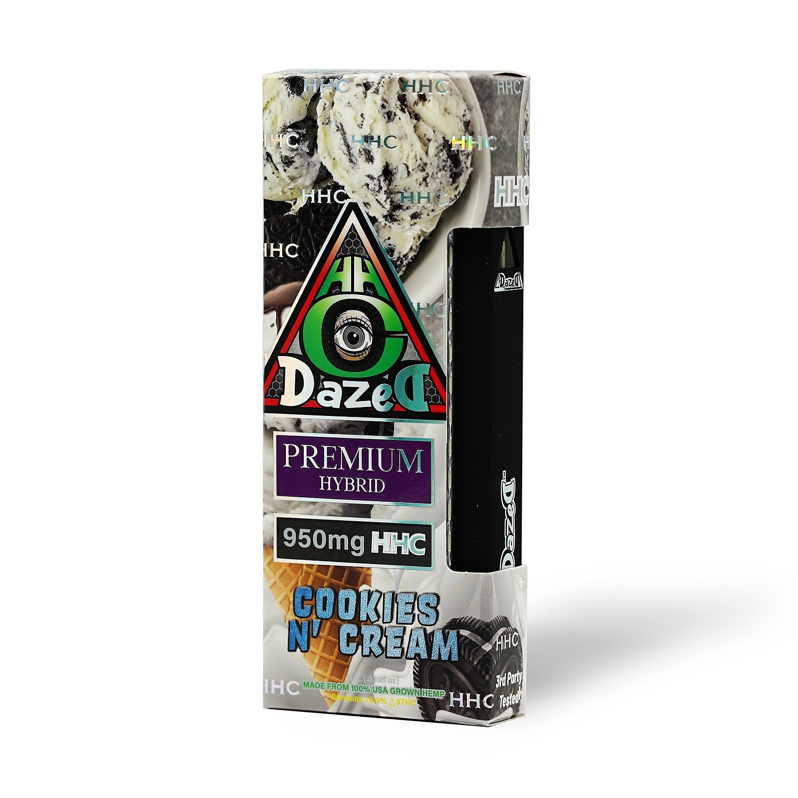 【ICE CREAM COOKIES】H4CBH18% DISPOSABLE Pure Clear | Ice Cream Cookies Sativa Delta 8 Disposable