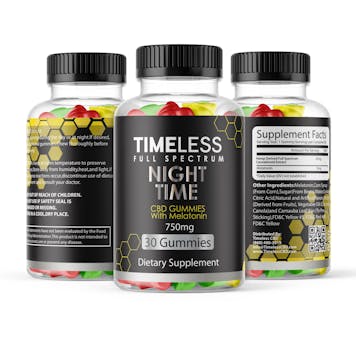 Photo of Timeless CBD Full Spectrum CBD Night Time Gummies 750mg