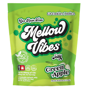 Photo of Mellow Vibes Jelly Single Green Apple 100mg