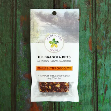 Photo of Wildflower Foods Healthy Vegan Gluten Free Chocolate & Peanut Butter Granola Bites 4 pk 2.5mg per