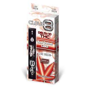 Photo of Cloud 8 *LIVE ROSIN* Delta 10 - Red Velvet Cake - 1ML Disposable
