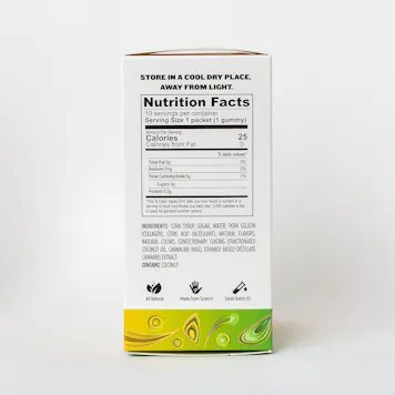 Photo of Peach and Watermelon Gummies (CBD) 300mg 25:1 10-pack