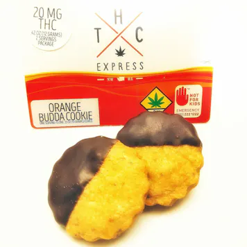 Photo of Orange Budda Shortbread Cookies 20mg 2-Pack