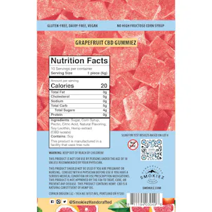 Photo of Grapefruit Hemp CBD Gummiez, 250mg CBD - Oklahoma