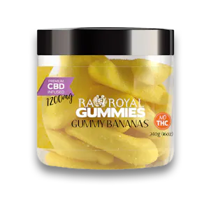 Photo of R.A. Royal Gummies: CBD Banana Gummy Jar (1200 MG)