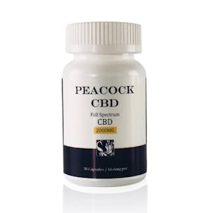 Photo of Peacock CBD Full Spectrum Capsules – 2000MG