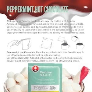 Photo of Peppermint Vegan & Organic Hot Chocolate - 10mg Rapid Nano THC