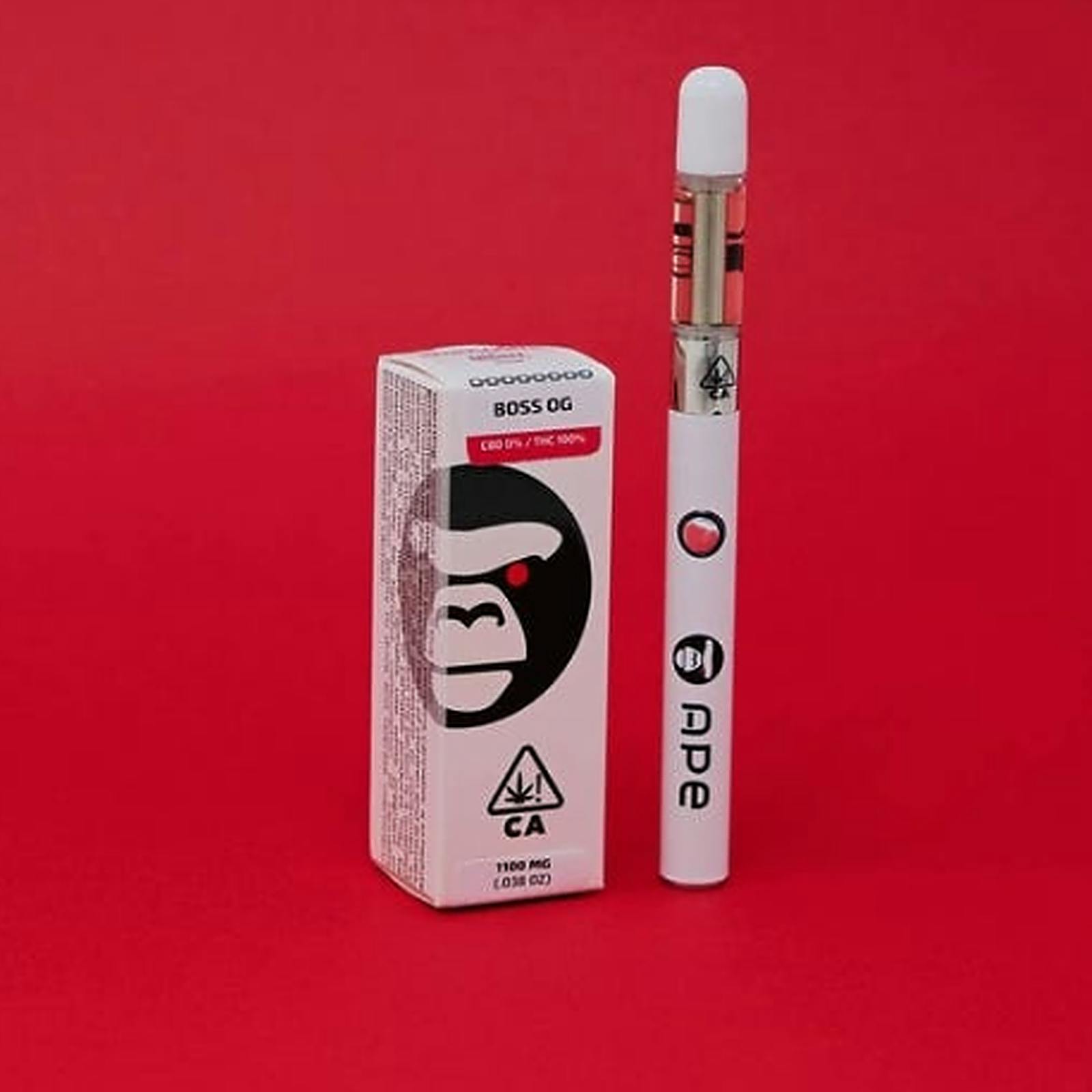 APE Premium Cannabis Corp. BOSS OG sauce cart 1100 mg. Leafly