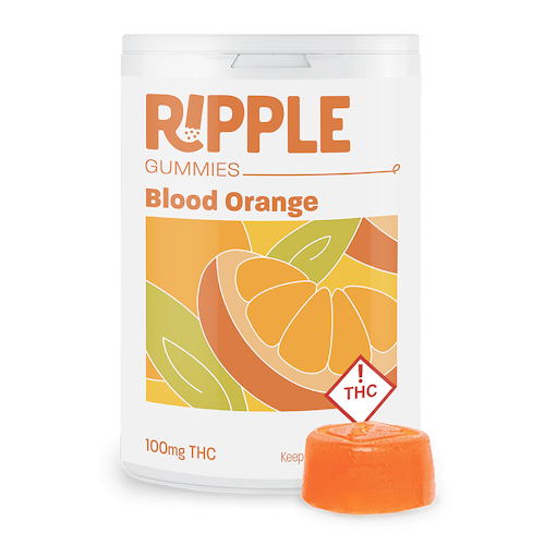 Ripple Gummies - Blood Orange 100mg THC