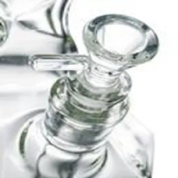 Photo of 15.5" Hexagon Base Beaker Bong with Polished Joint