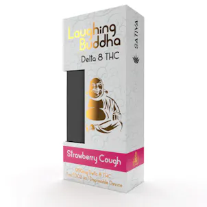 Photo of Laughing Buddha Delta 8 THC 1ml disposable device - Strawberry Cough