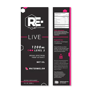 Photo of RE-LIVE - 1200mg - Watermelon - 1 oz