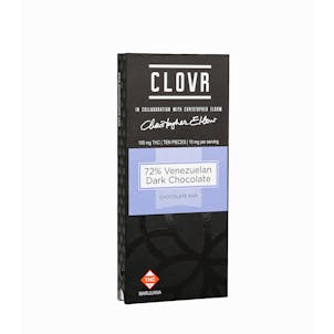 Photo of CLOVR - 100mg - Chocolate Bar - 72 Venezuelan Dark