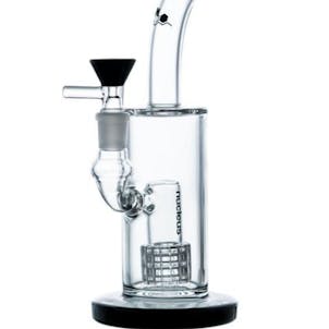 Photo of 8.5" Bent Neck Matrix Perc Bong w/ Black Accents