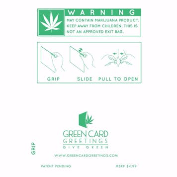 Photo of Marijuana Birthday Card/Gift Bag - This Nug's For You