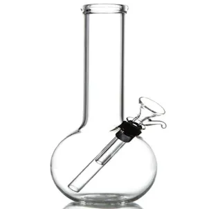 Photo of 8" Clear Glass Buoy Base Beaker Bong