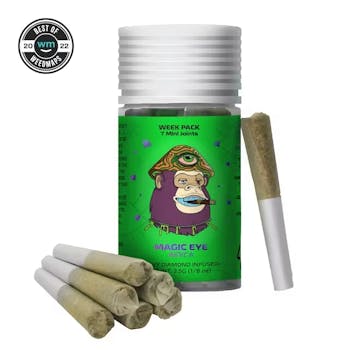 Purple Haze - 7 Diamond Infused Mini Joints (Sativa)