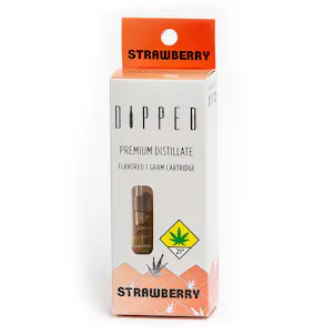 Photo of Strawberry DIPPED Flavored C-Cell Cartridge 1g