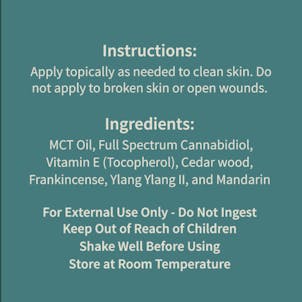 Photo of Full-Spectrum CBD Massage Oil 800 mg