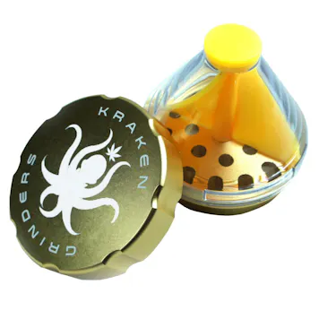 Photo of 2" Magnetic Kraken Grinder w/ Funnel- Assorted Colors