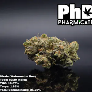 Photo of PhD - Watermelon Roze - 18.07% THC