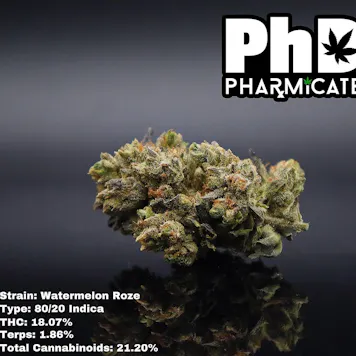 Photo of PhD - Watermelon Roze - 18.07% THC