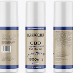 Photo of Bear Claw 1500mg CBD Targeted Relief Roll-On Gel