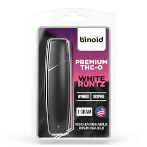 Photo of THC-O Rechargeable Disposable Vape - White Runtz