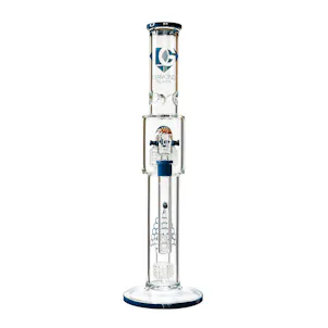 Photo of 16" Straight Tube Bong w/ Dual Matrix Perc, by Diamond Glass