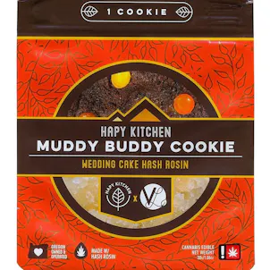 Photo of 50mg - Muddy Buddy Cookie + Wedding Cake Hash Rosin