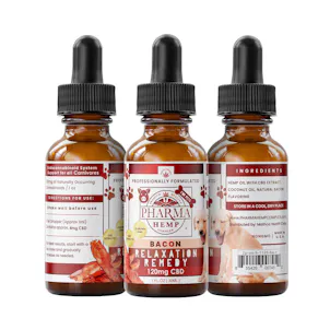 Photo of Bacon Flavor CBD Tincture for Pets 120-1100mgs
