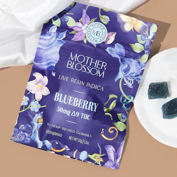 Photo of BLUEBERRY D9 THC GUMMIES