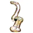 Product image for 6" Swirl Fumed Bubbler with Doughnut Mouthpiece