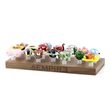Photo of Empire Glassworks Wooden Bowl Display Piece
