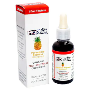 Photo of Medplex Pineapple Express 1000mg CBD Oil Tincture Drops Full Spectrum On Sale $25
