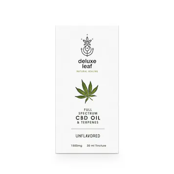 Photo of Deluxe Leaf Unflavored Full Spectrum CBD 1500mg + 600mg of Additional Cannabinoids