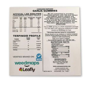 Photo of GANJA GUMMIES 500MG - CANNA BASICS