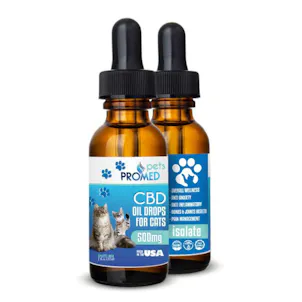 Photo of PET CAT ISOLATE CBD OIL DROPS 500MG