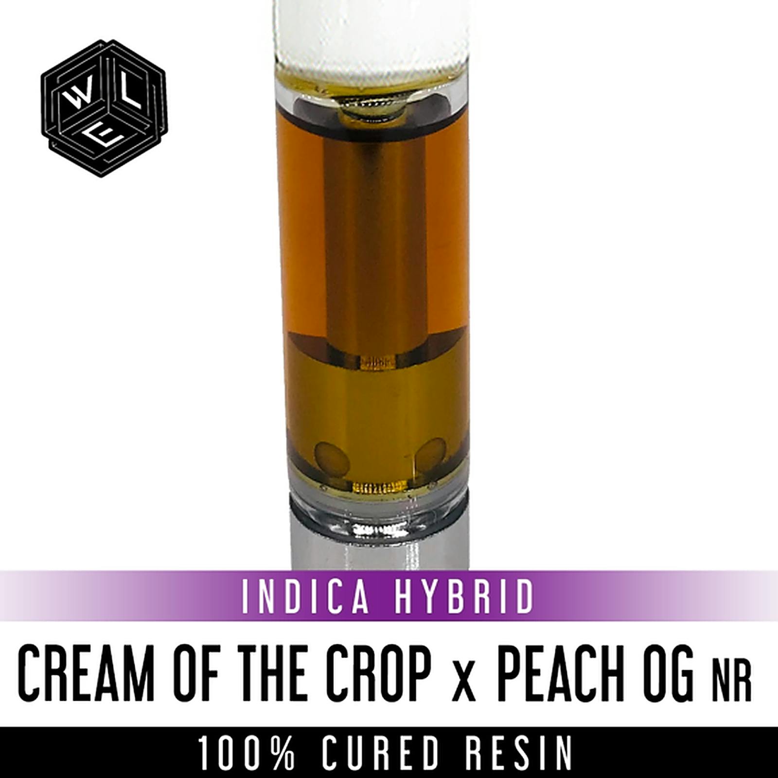 White Label Extracts Cream of the Crop x Peach OG NR 100 Cured Resin